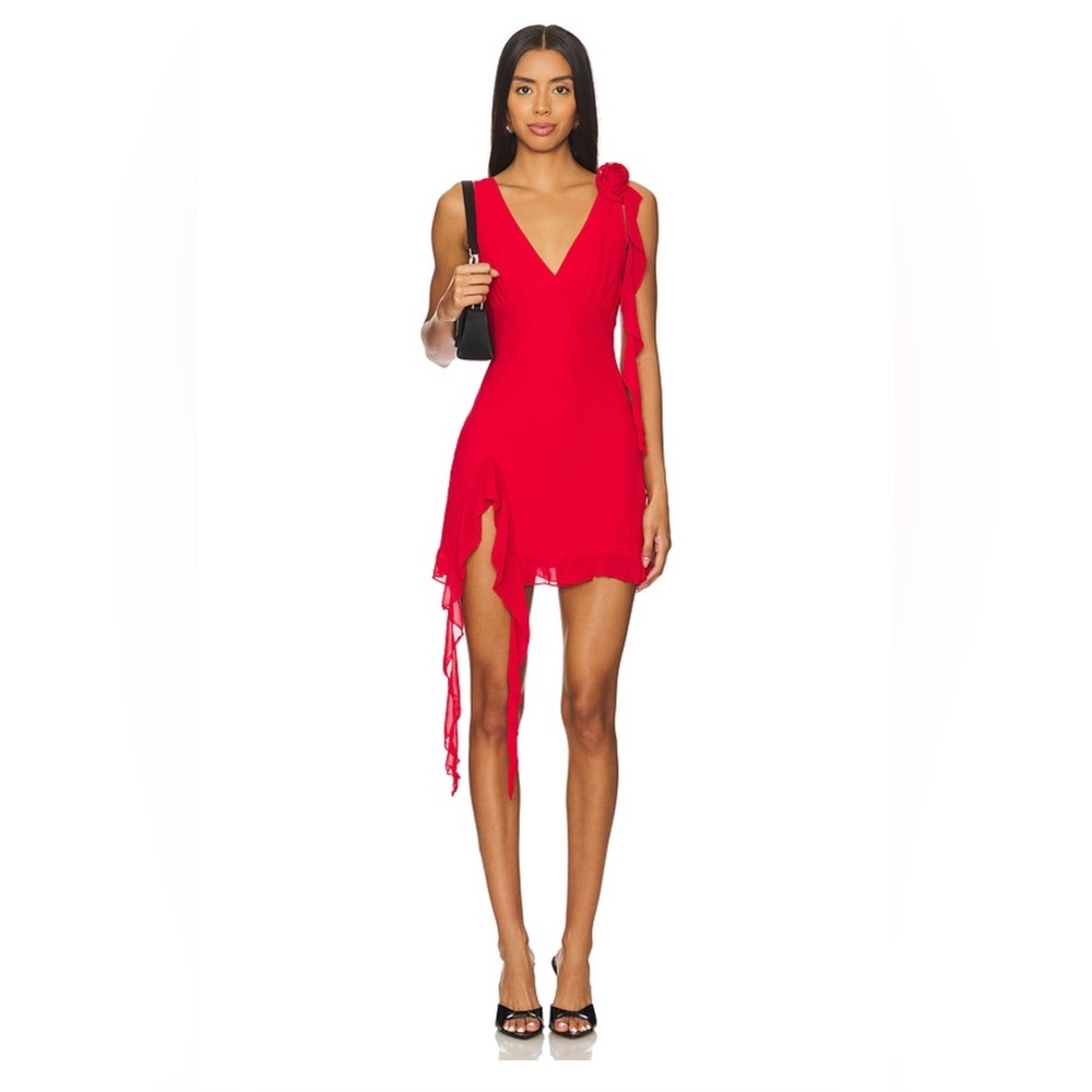 Myla Mini Dress in Red